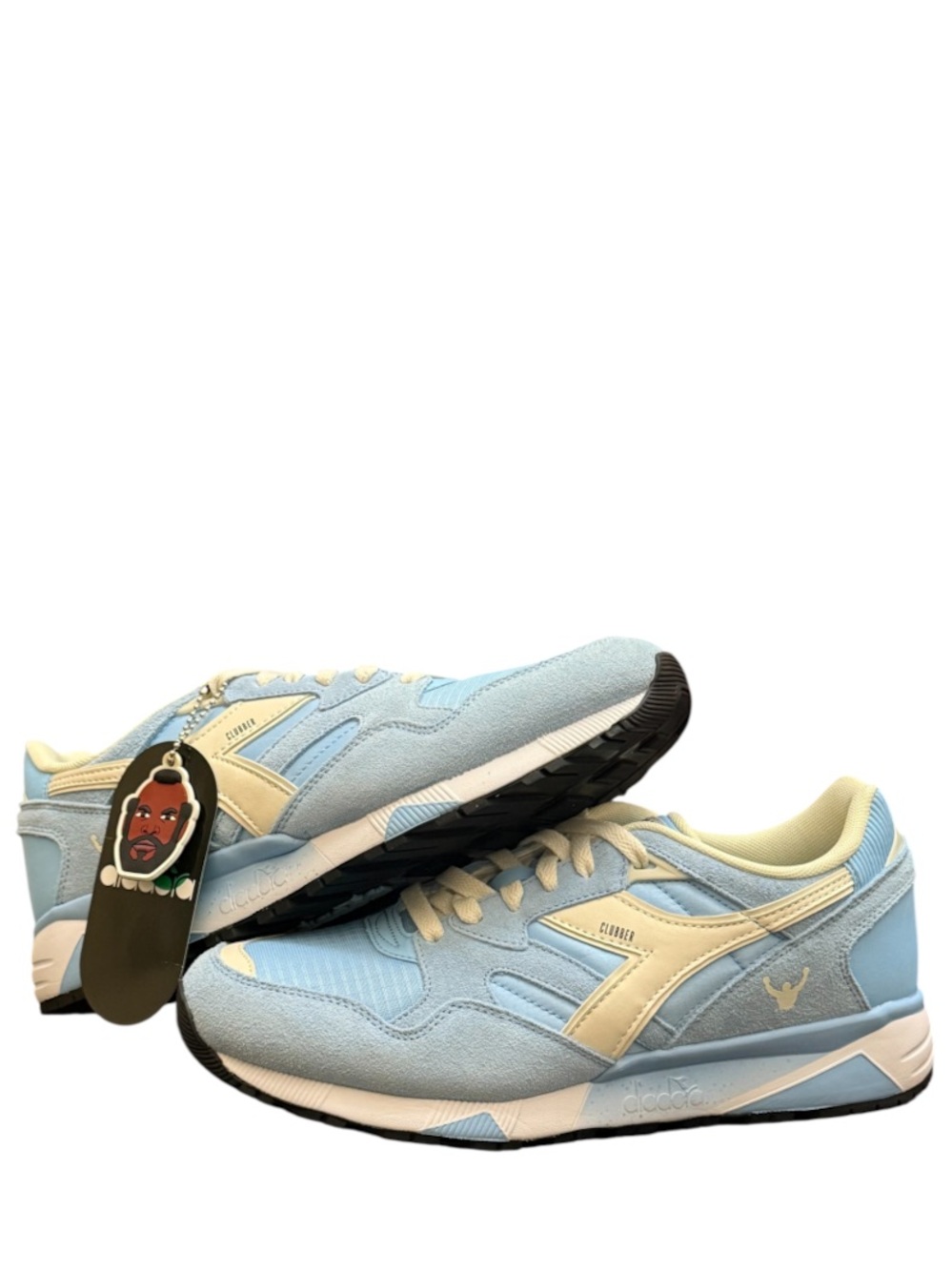DIADORA - SUEDE CAROLINA BLUE WHITE ROCKY CLUBBER LANG SNEAKERS